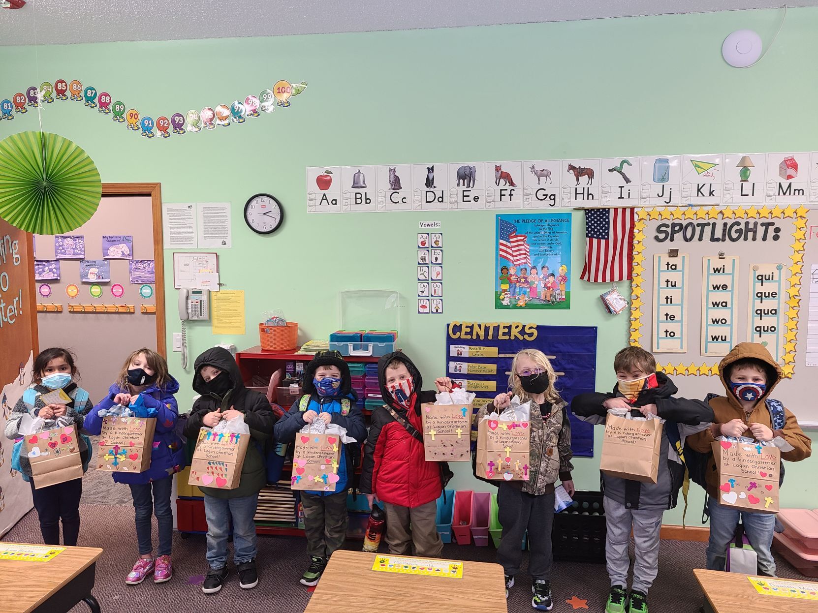 Sacks filled with kindness